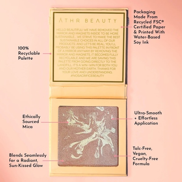 ĀTHR Beauty DIFFUSED REFLECTIONS BRONZING POWDER - ETHEREAL - Picture 2 of 8